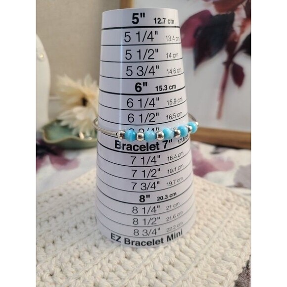 Nomination Italy Bracelet & Necklace Set – Turquoise Silver Beads, Gift Box - Picture 5 of 5